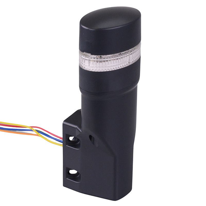 LD6A-1WQB-SC Blue Clear Lens Stack Light LED Tower Wall Mount 24VAC/DC IDEC