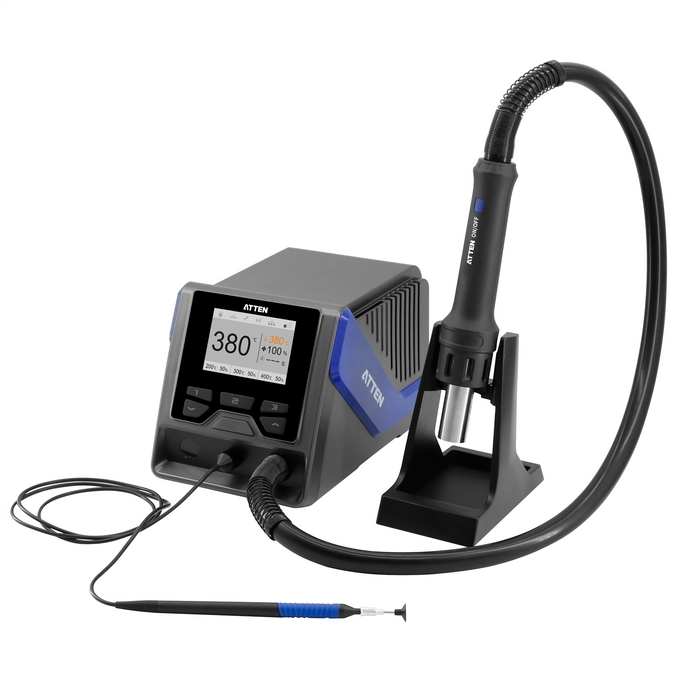 Rolling Rework Tool GT-1028 Intellligent Hot Air Rework Station with Vacuum Pick-Up Tool A ...