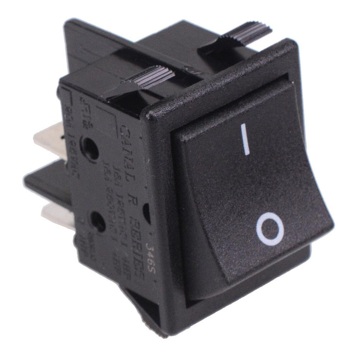 On-Off 22x30mm Rectangle Rocker Switch DPST 16A 250VAC