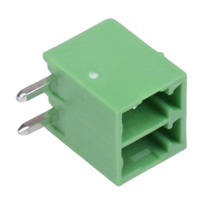 2-Way 3.5mm Horizontal PCB Header Closed Ends 8A 300V