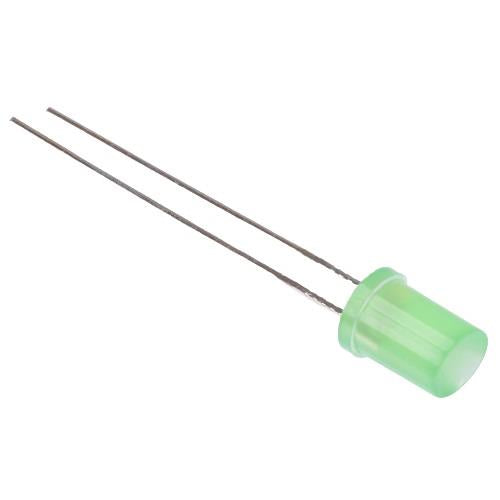 Yellow Green 5mm Concave Diffused LED 30mcd 120°