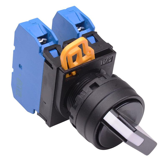 YW1S-33E20 22mm 3 Position Momentary Selector Switch 2NO IP65 IDEC