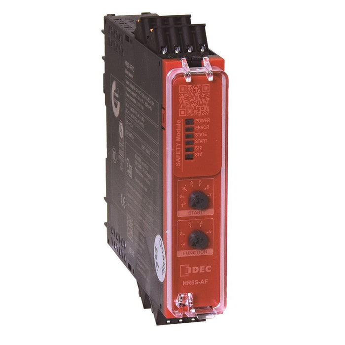 HR6S-AF1C Safety Relay Module DIN Rail 3NO 24VAC/DC IDEC