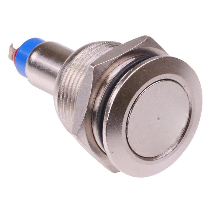 AV09401ZQEK APEM On-Off Latching 19mm Anti Vandal Push Button Switch SPST