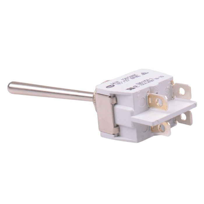 641H/2X2121 APEM On-Off 12mm Toggle Switch Long Lever DPST 15A