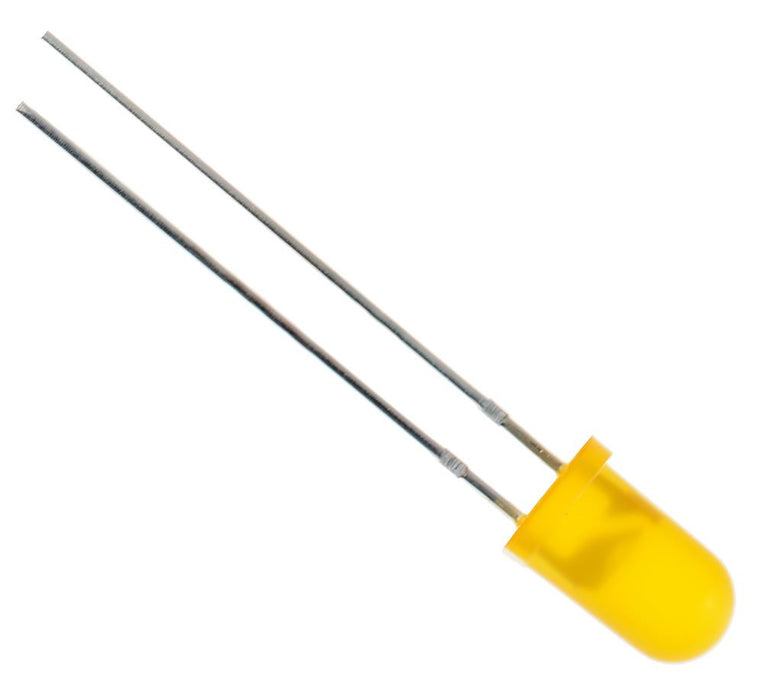 Amber 5mm LED Diffused 500mcd 30°