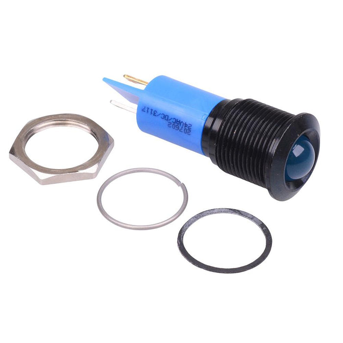 Q16P1BXXB24AE Blue Prominent 16mm 24V LED Panel Indicator IP67 APEM