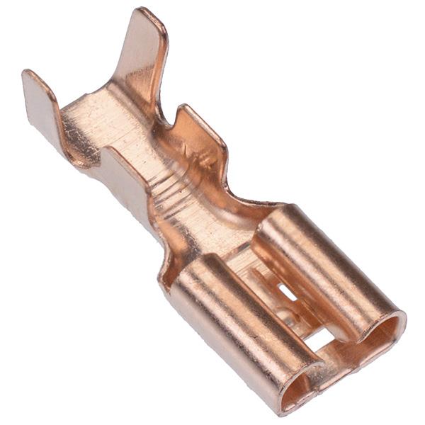 6.3mm Female Crimp Connector Terminal 0.5-0.8mm²