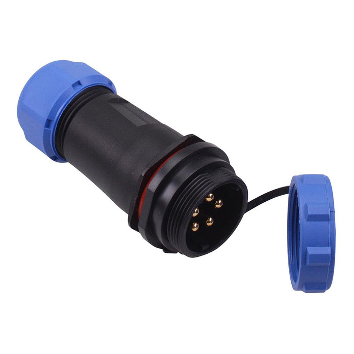 5 Pin Waterproof W21 Male Socket Cable Connector IP68