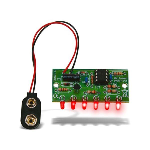 Mini 6 LED Chaser Soldering Kit WSL173