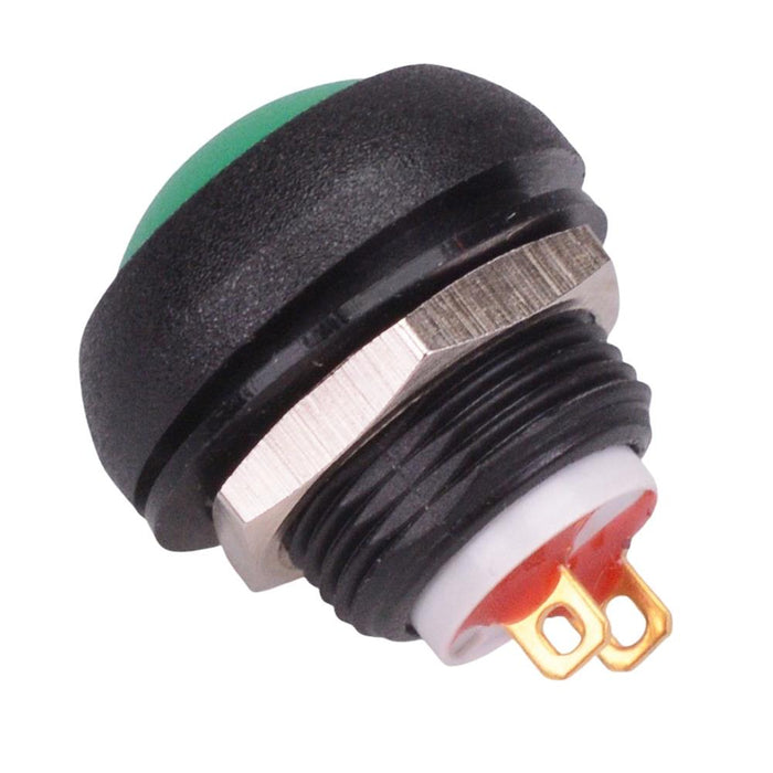 ISR3SAD300 Green Momentary 12mm Push Button Switch SPST IP67 APEM