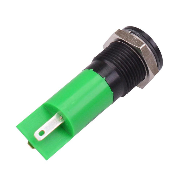 Q14F1ANXXG24E Green Flush 14mm 24VDC LED Panel Indicator IP67 APEM