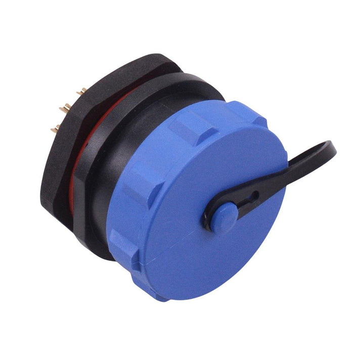 12 Pin Waterproof W21 Male Socket Panel Mount Connector IP68