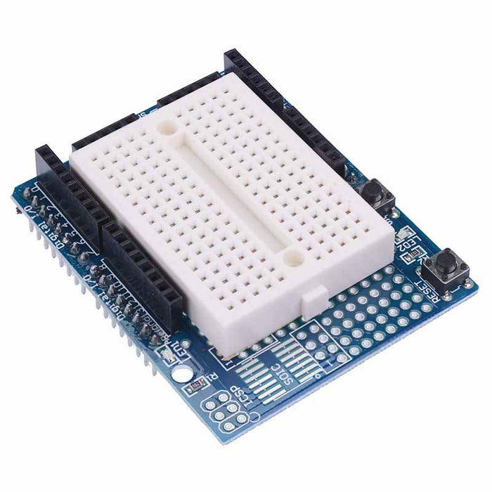 Arduino UNO R3 ProtoShield with Mini Breadboard
