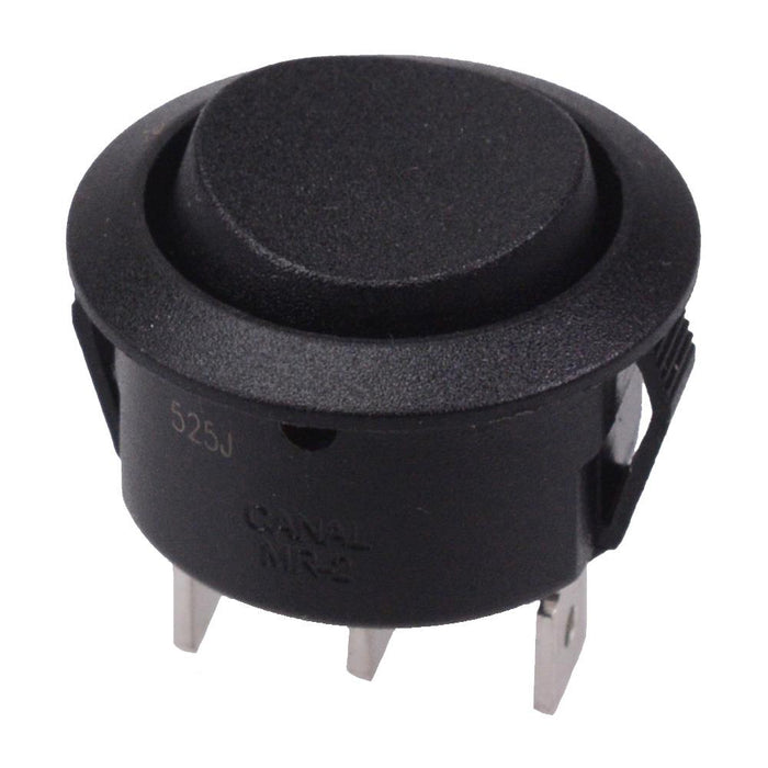 On-Off-On Round 20mm Rocker Switch SPDT 16A 250VAC — Switch Electronics ...