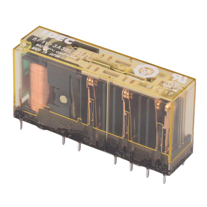 RF1V-3A3BL-D24 24VDC 4-Pole Force Guided Relay Indicator 3NO-3NC IDEC