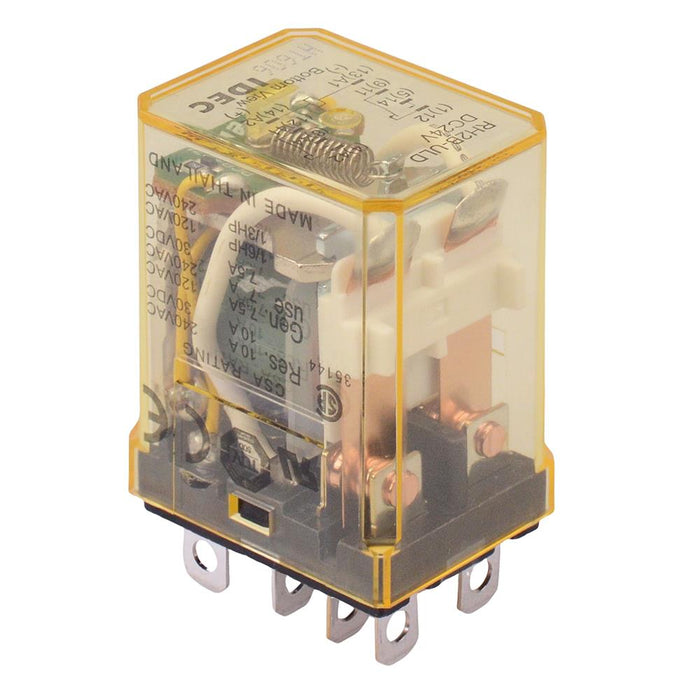 RH2B-ULDDC24V 24VDC Plug In Compact Power Relay Indicator Diode 10A DPDT IDEC