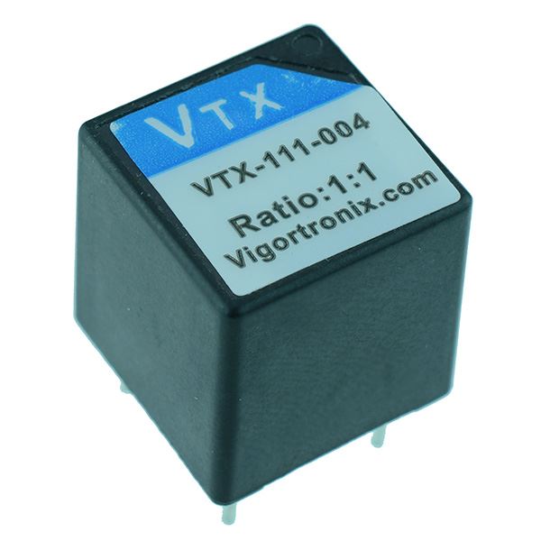 VTX-111-004 PCB Pulse Transformer 1:1 Vigortronix