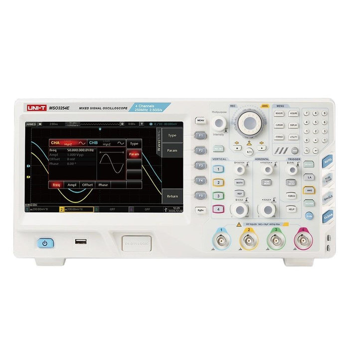 MSO3252E 2 Analog 16 Digital Channel Oscilloscope 250MHz Uni-T
