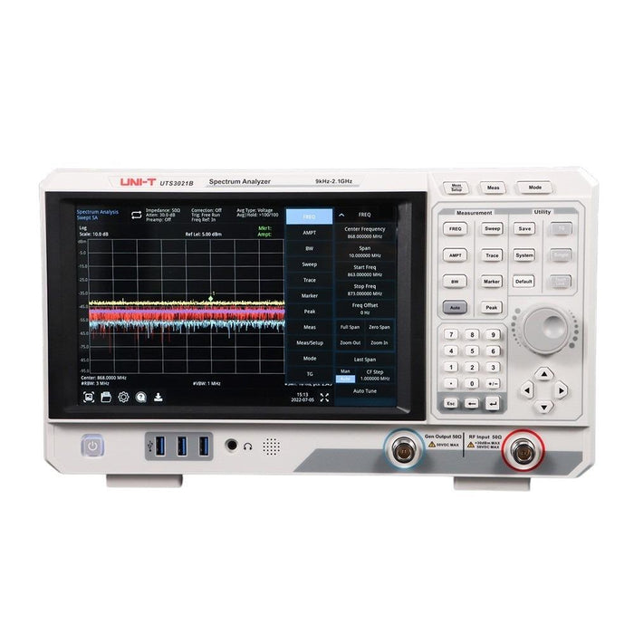 UTS3021B Touch Screen Spectrum Analyzer 9kHz-2.1GHz Uni-T