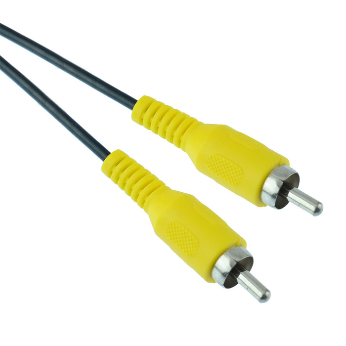 Yellow 10m Male to Male Plug RCA Phono Cable Lead