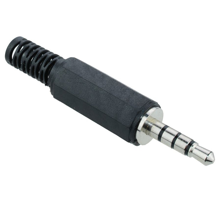 3.5mm Miniature 4-Pole Insulated Jack Plug