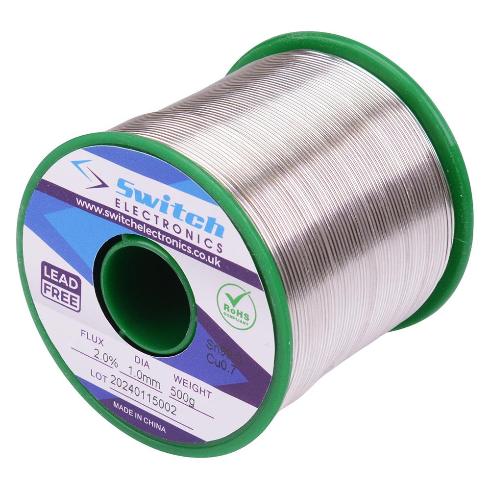 1.2mm 18SWG Lead Free Solder Wire 500g — Switch Electronics | Your One ...