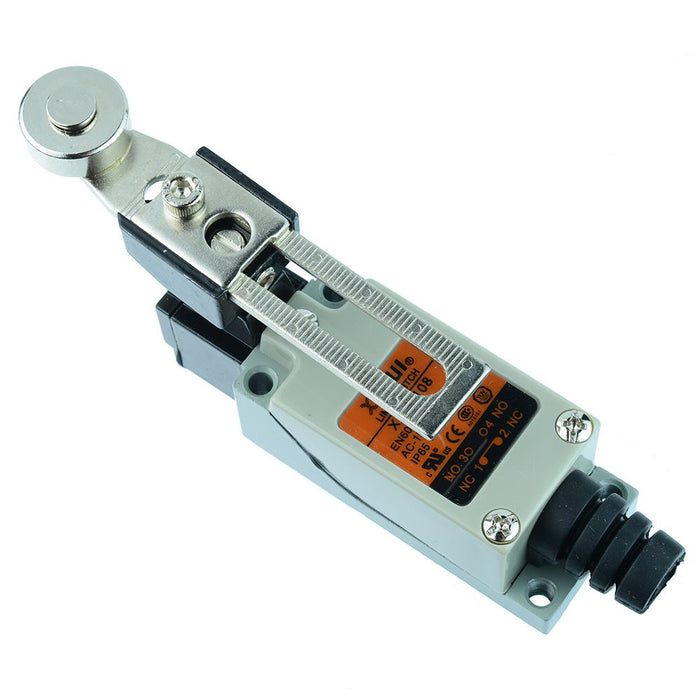 IP65 Adjustable Lever Actuator Limit Switch Zinc Alloy 2NO/2NC 250V 5A