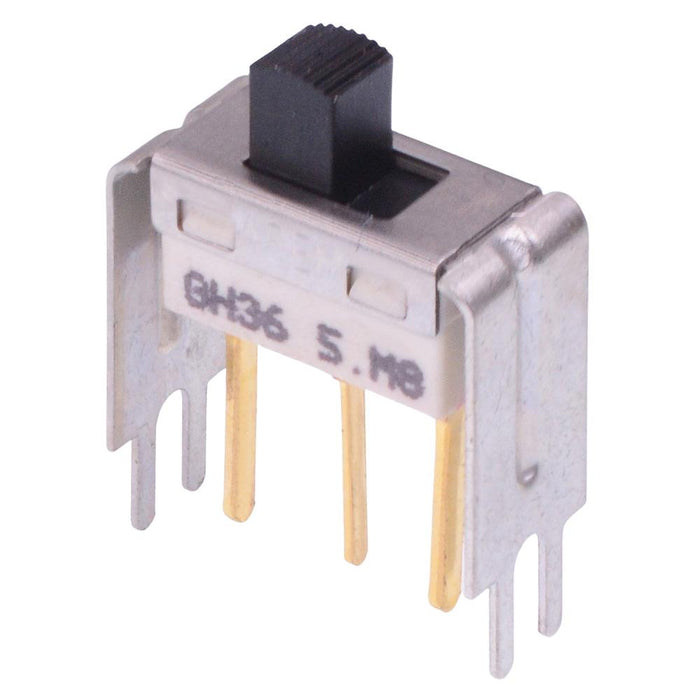 GH36Y400001 APEM On-On PCB Slide Switch with Bracket SPDT