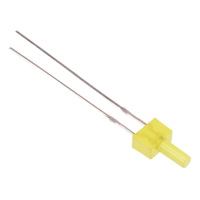 Yellow Flashing 2mm Diffused LED 100mcd 90°