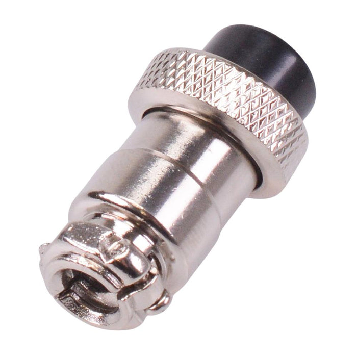 6 Way Female M16 Metal Circular Connector Plug 4A