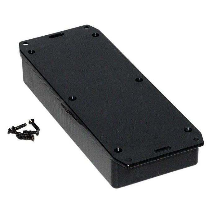 1591HSFLBK Hammond Multipurpose Black GPABS Enclosure Flanged Lid 165 x 71 x 29mm