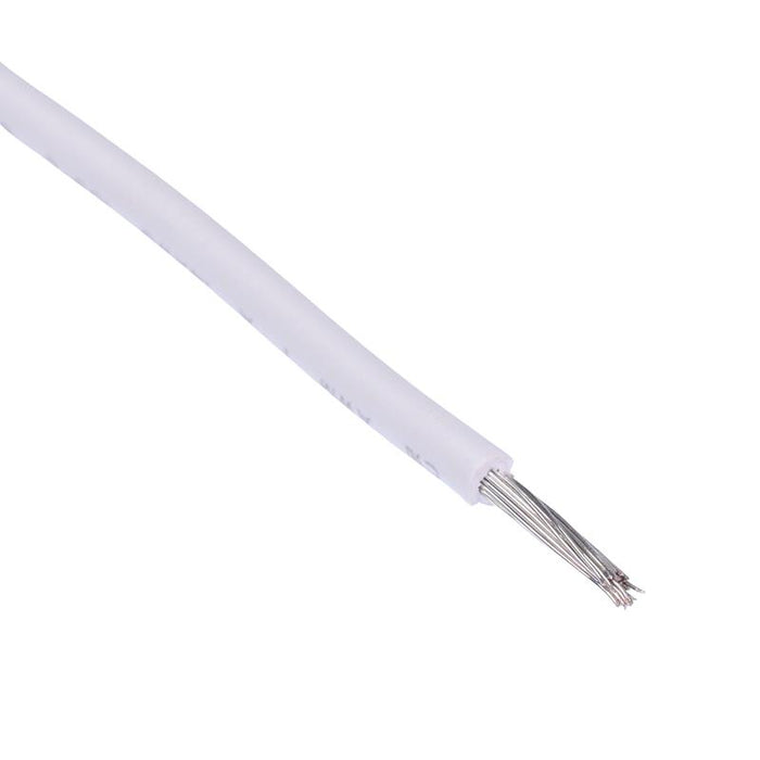 305m White UL1015 14AWG 41/0.25mm Tinned Copper Stranded Wire