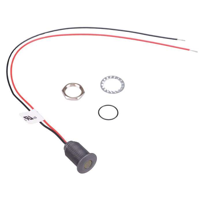 Q10F5ACXXY02E Yellow 10mm 2.1VDC LED Panel Indicator IP67 APEM