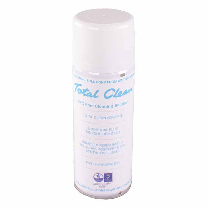 Total Clean Advance PCB Cleaner 400ml Aerosol Warton Metals