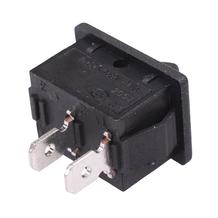 Off-(On) Momentary Rectangle 19.2x12.9mm Rocker Switch SPST 16A 250VAC