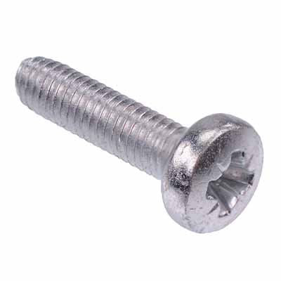 M4 x 16mm Pozidrive Pan Head Machine Screw - Pack of 100