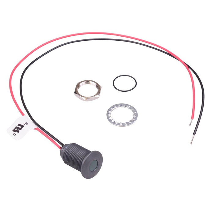 Q10F5ACXXG12E Green 10mm 12VDC LED Panel Indicator IP67 APEM