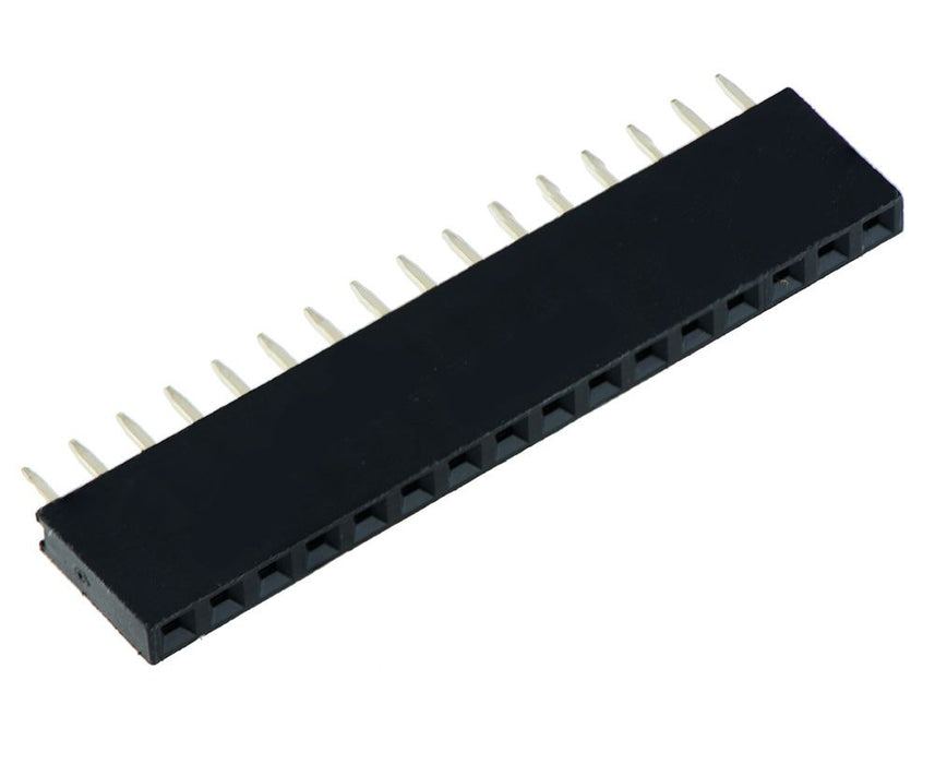 15-Way Single Row PCB Socket 2.54mm