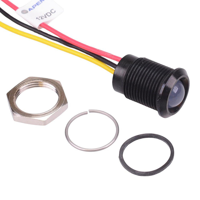 Q14P5BYYHRY12E-X0350 Hyper Bright Red / Yellow Prominent 14mm 12VDC LED Panel Indicator IP67 APEM