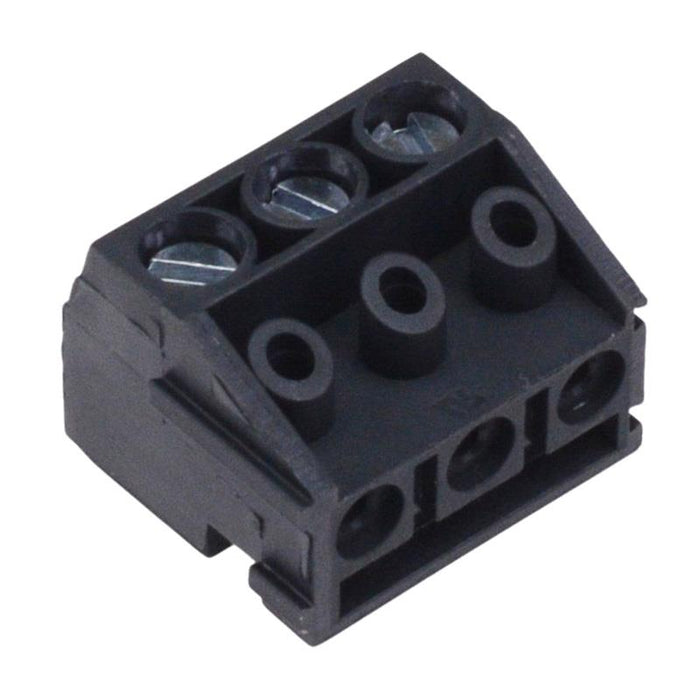 3-Way 5.00mm Pin Strip Pluggable Terminal Block Grey 8A 300V