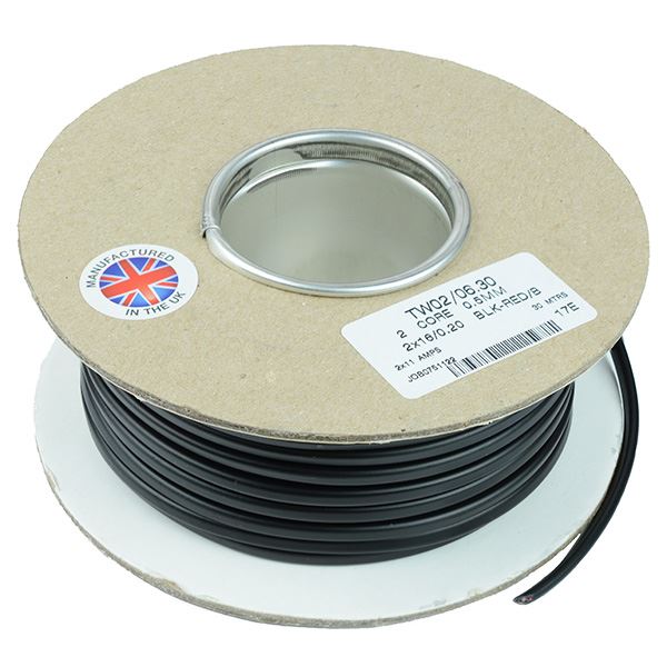 0.5mm² 2 Core Flat Twin Thin Wall Cable 16 0.2mm 30M