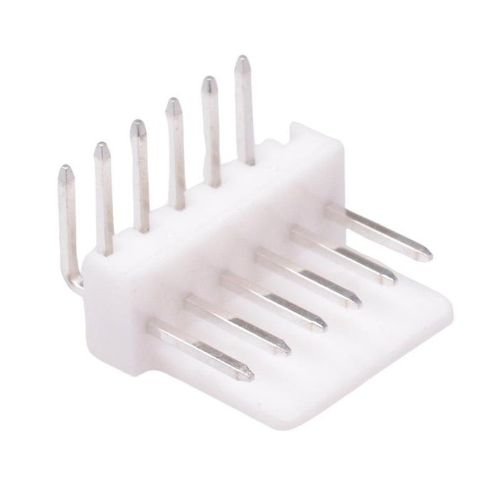 6 Way 90° Right Angle PCB Header 2.54mm