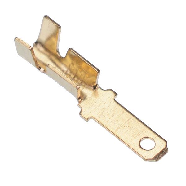 2.8mm Male Non Insulated Crimp Connector Terminal 1-1.5mm²
