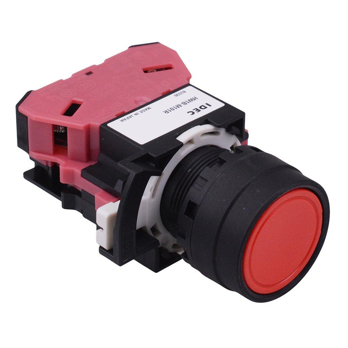 HW1B-M1F01R Red 22mm Momentary Push Button Switch NC IDEC