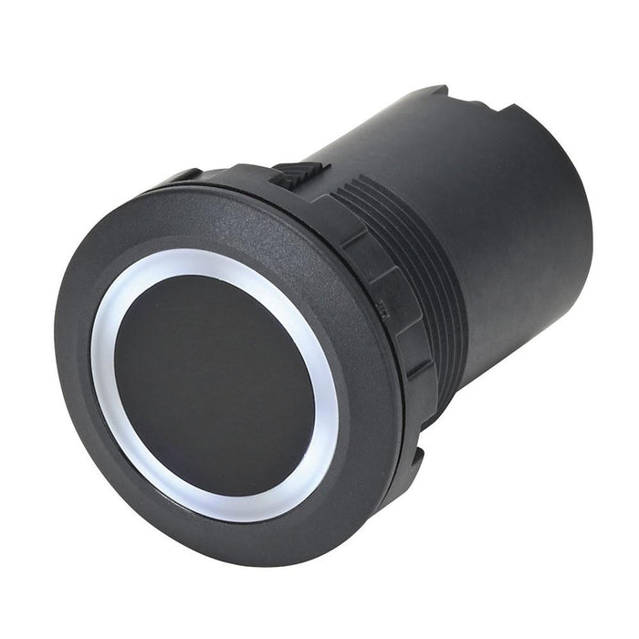 CW1H-DM1NSPW-C IDEC Blue / White LED Flush Black Touchless Switch IP67