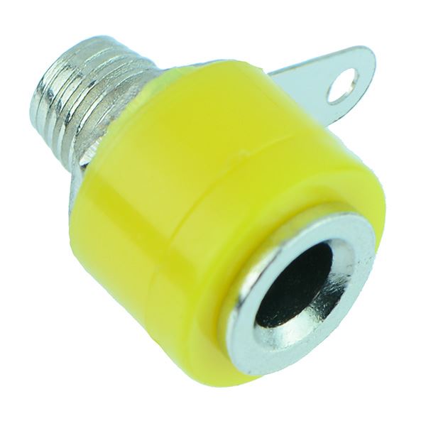 Yellow 4mm Insulated Test Socket