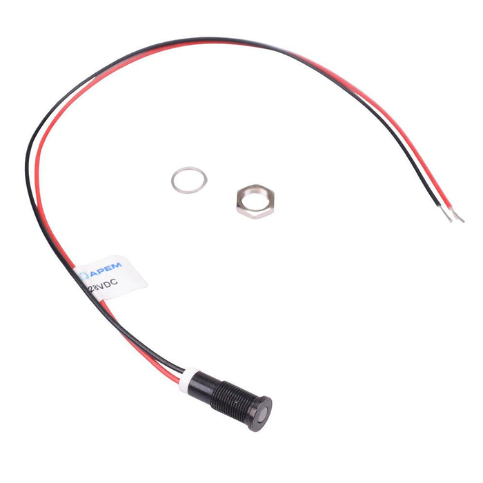 Q6F7BYYRG28 Red / Green Flush 6mm 28VDC LED Panel Indicator APEM