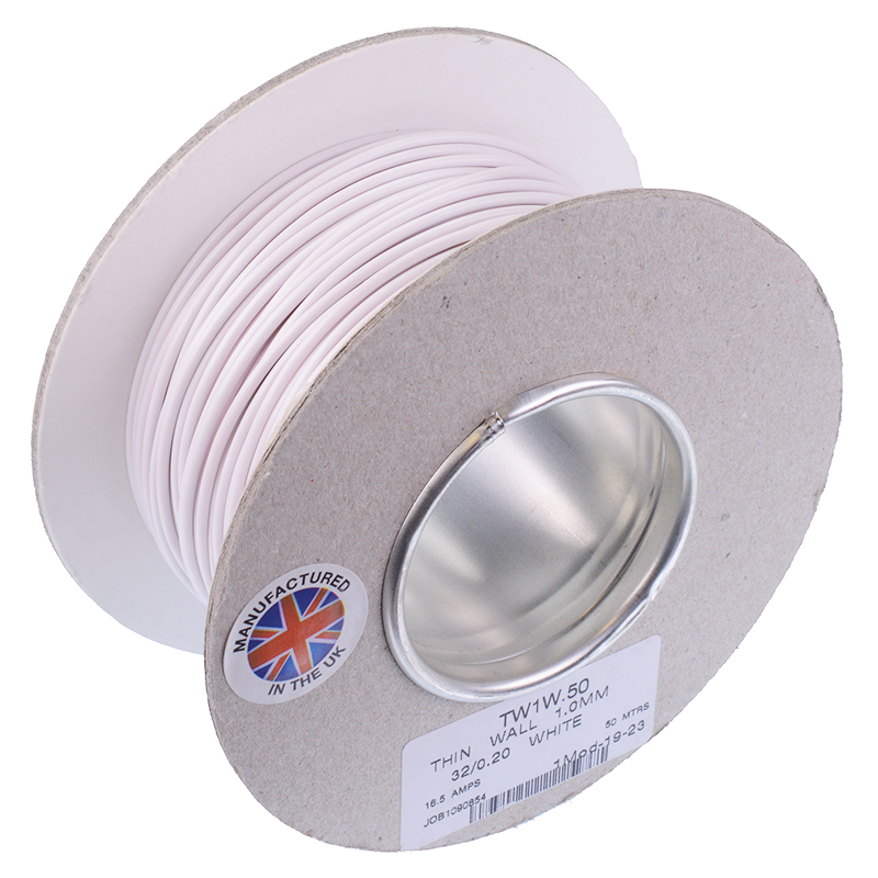 1mm Thin Wall Cable 32 0.2mm 50M Reel 16.5A