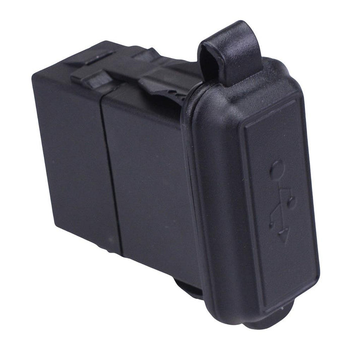 Dual USB-A 5V 2.4V Panel Mount Socket IP64 A13-208